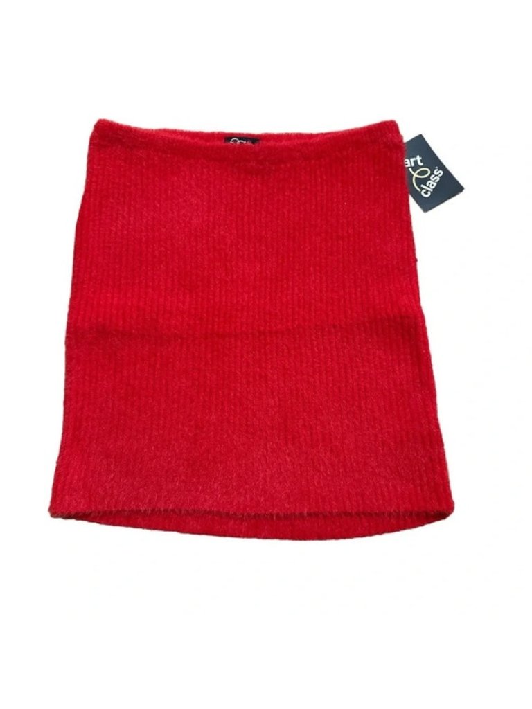 Red Fussy Large Tube Topbnwt